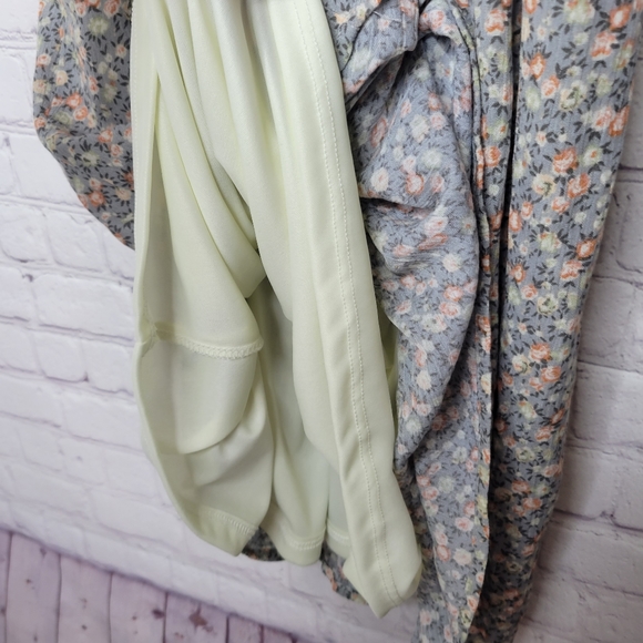 Lazy Sunday By Paper Crane Adjustable Strap Floral Smock Dress Size S - Picture 6 of 10